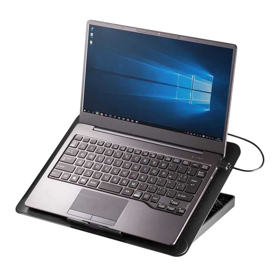 Amazon | サンワサプライ ノートPC用クーラーパッド 冷却アルミ